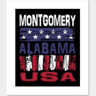 Montgomery Alabama USA T-Shirt Posters and Art